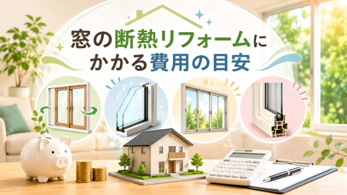窓の断熱リフォームにかかる費用の目安