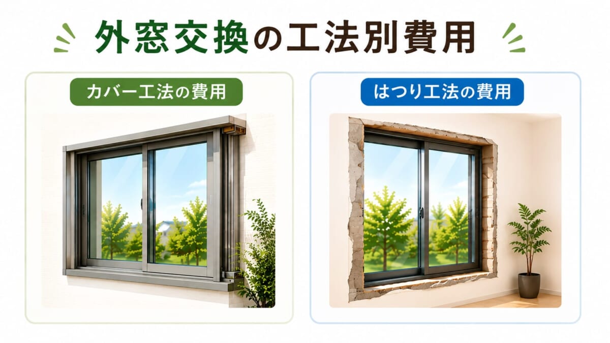 外窓交換の工法別費用