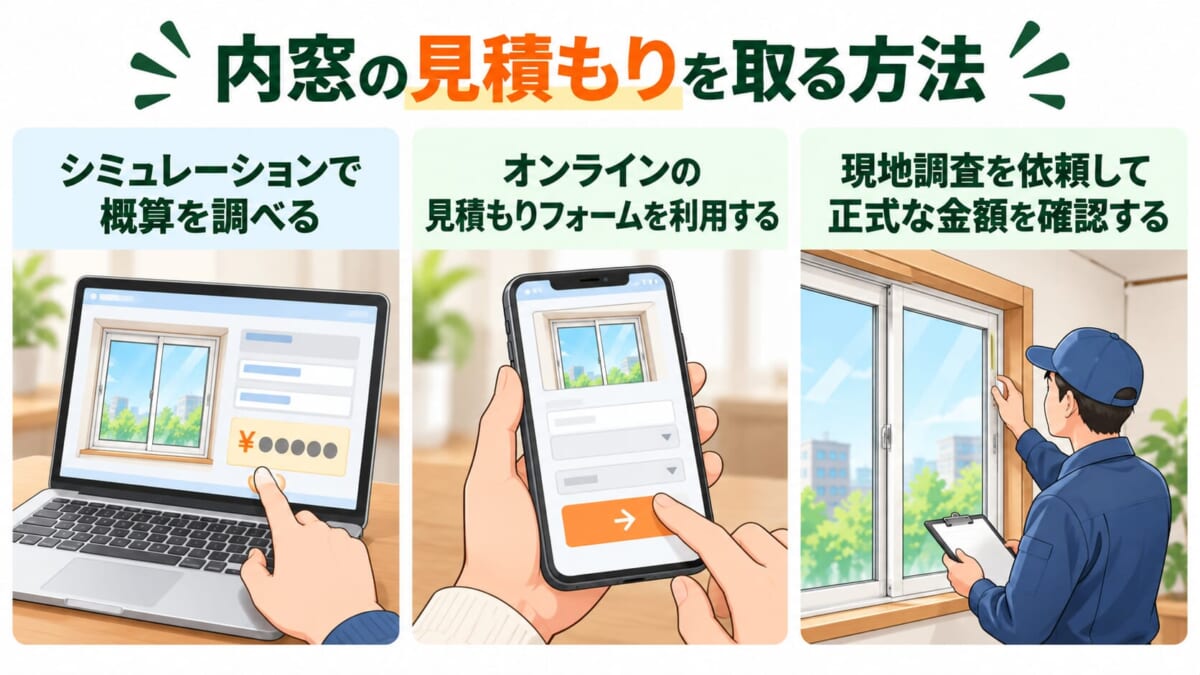 内窓の見積もりを取る方法